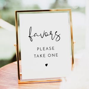 Minimalistisch bordje bedankjes afdrukbaar, modern bedankbordje, doe een plezier, snoepje babyshower vrijgezellenfeestje alsjeblieft - ADELLA