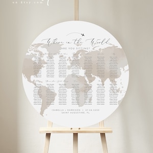 Sitzplan der Stadt, Aquarell Karte Sitzplan, Sitzplan Weltkarte, Sitzplan Weltkarte, Sitzplan Weltkarte, Sitzplan Weltkarte DIY CARMEN