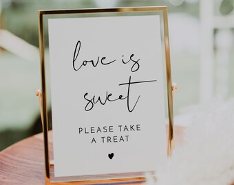 Love Is Sweet Take A Treat Etsy