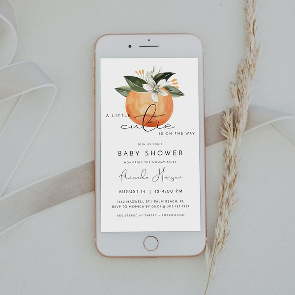 Baby Shower Evite Etsy