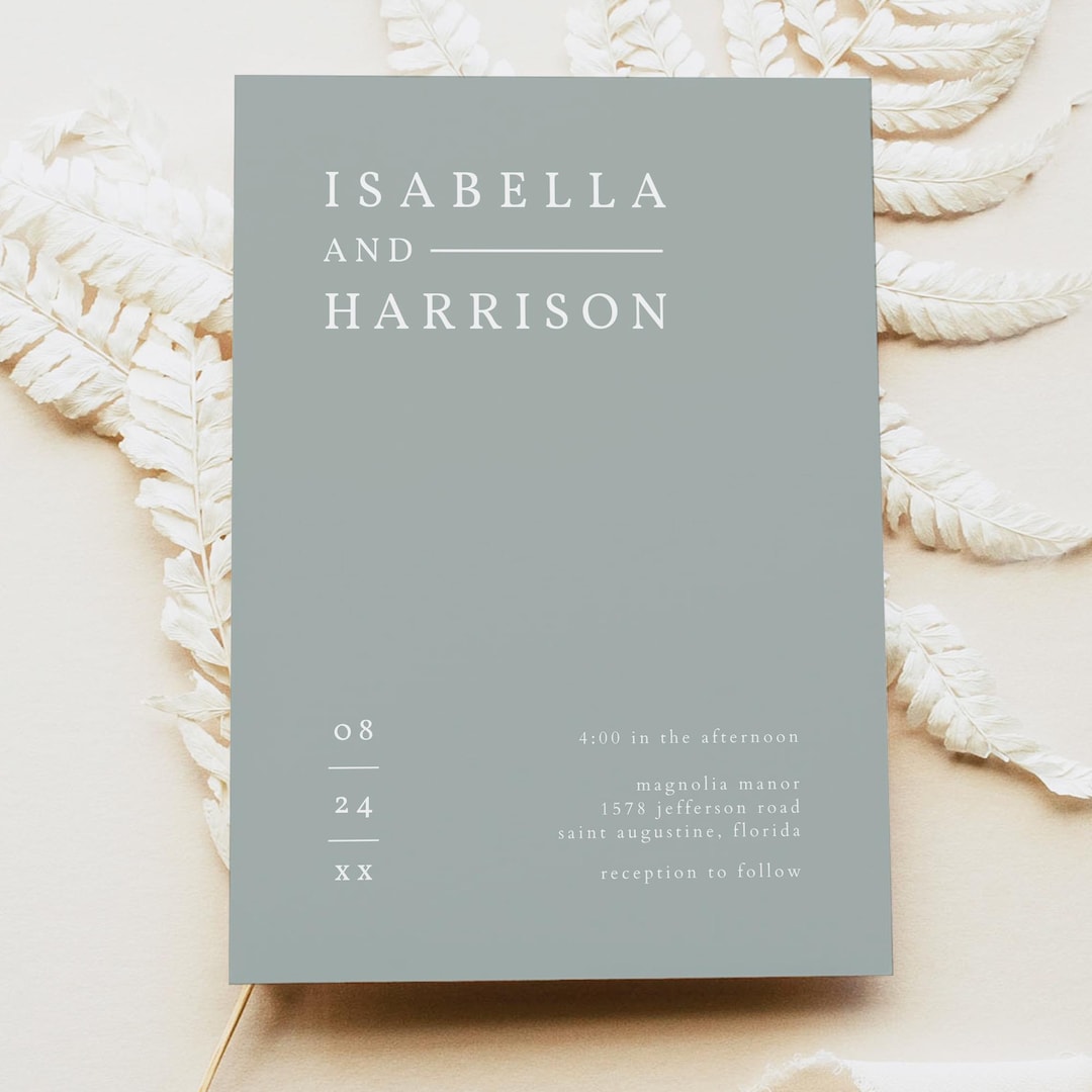 Sage Green Wedding Invitation Template Earth Tone Wedding Modern sage-green-wedding-invitation-template-earth-tone-wedding-modern
