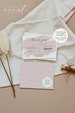 GRETCHEN Small Business Thank You Card Template, Blush Thank You Package Insert, Modern Business Thank You, Thank You For Your Purchase 