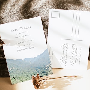 Modèle réservez la date MT Si, carte postale réservez la date Mt Si, mariage à Washington, réservez la date téléchargement immédiat, mariage à destination de voyage