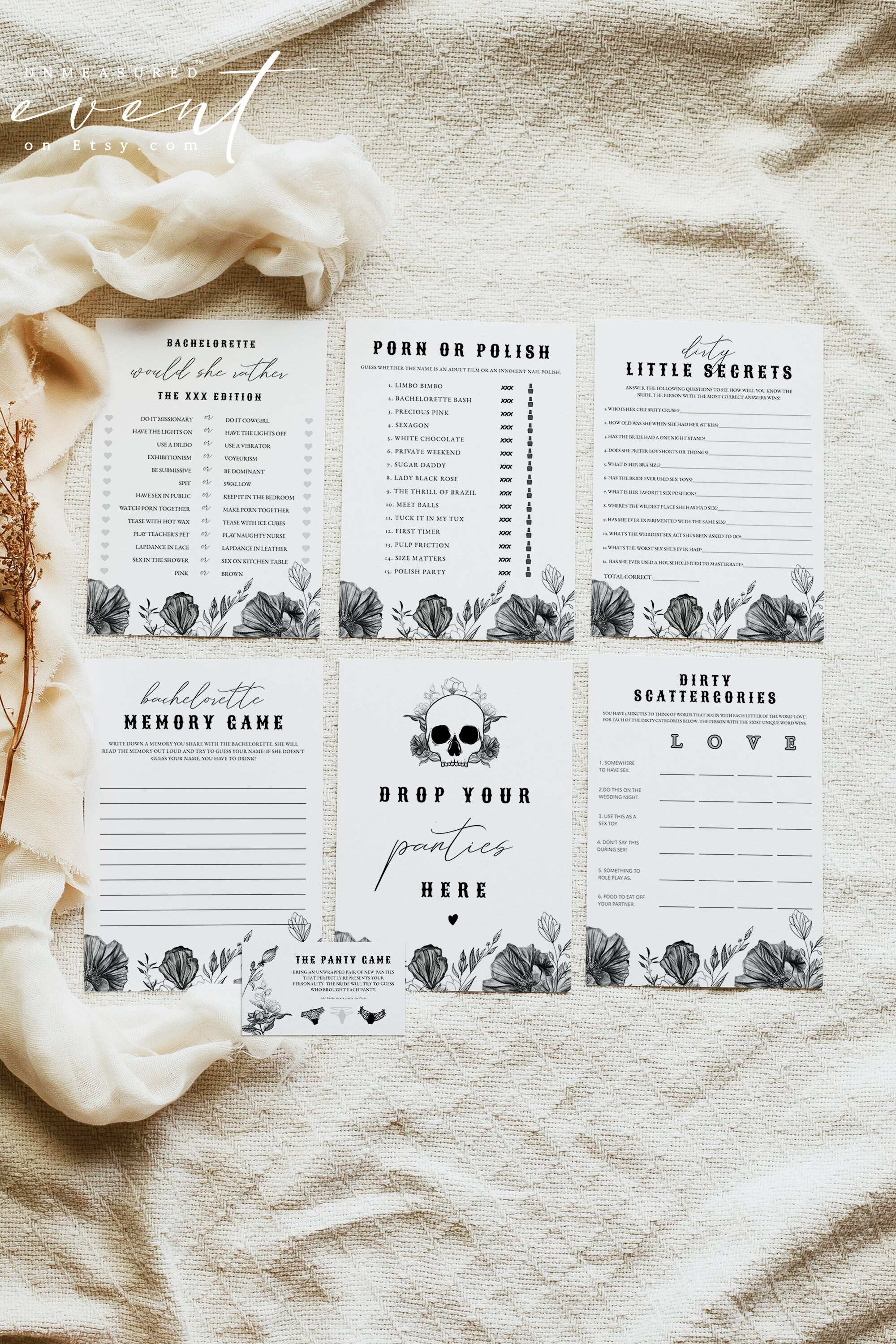Nova Skull Bachelorette Game Bundle Halloween Bachelorette Etsy India Nova Skull Bachelorette Game Bundle Halloween Bachelorette Etsy India