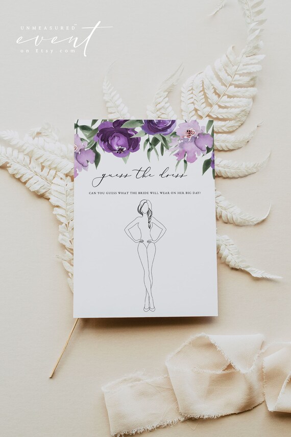 Purple bridal shower dress 2025