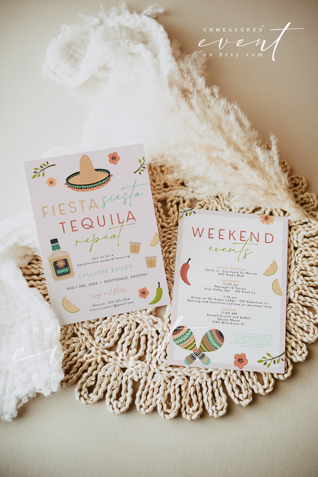LOLITA Fiesta Bachelorette Invitation Template, Final Fiesta ...