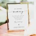 Modern Minimalist In Loving Memory Sign Template Printable Memorial Sign for Wedding  Forever in Our Hearts Sign - BLAIR
