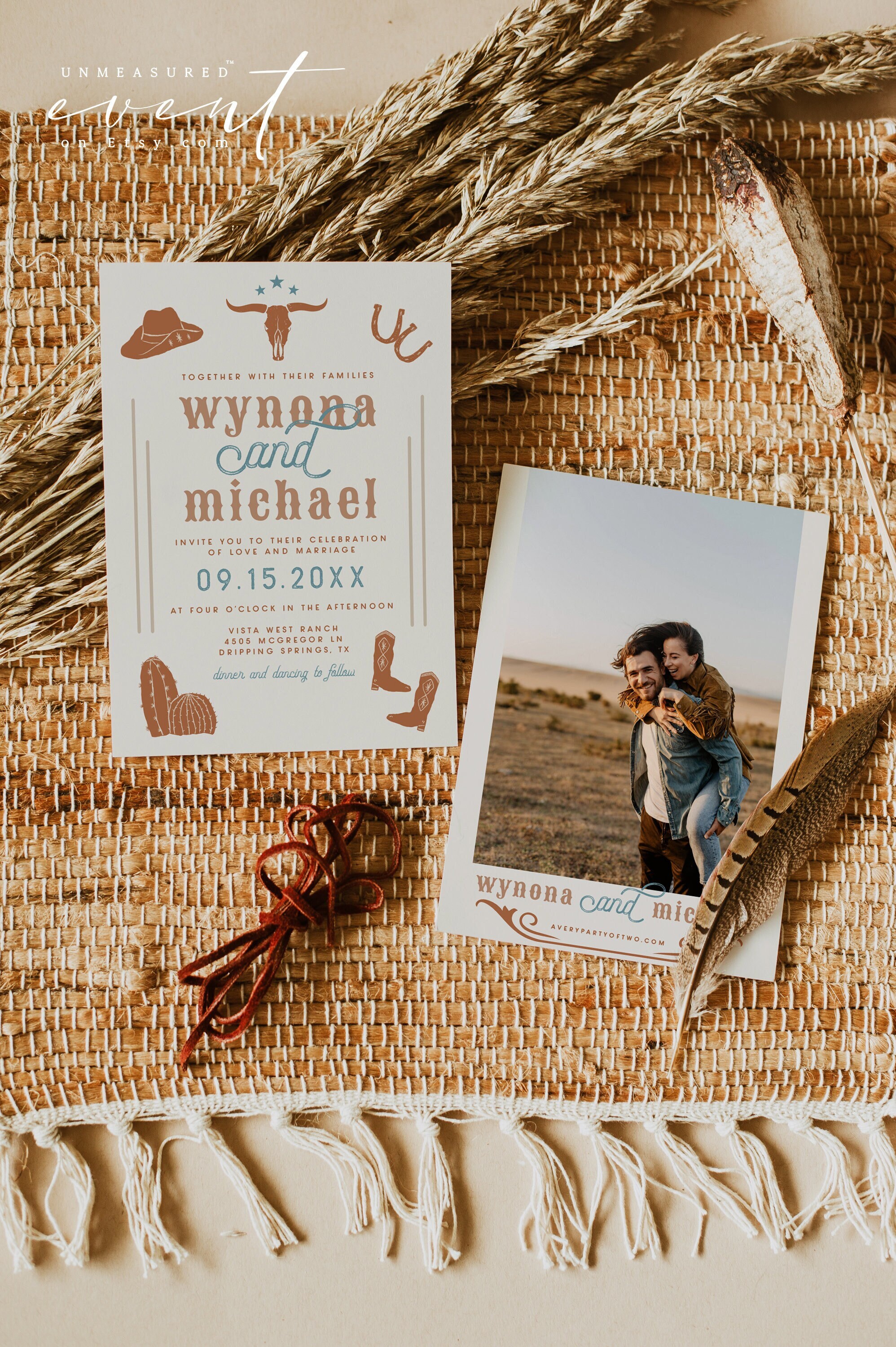western-wedding-invitation-template-ranch-wedding-invitation-southwestern-wedding-invitation-printable-cowboy-wedding-invitation-wynona-etsy