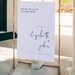 ADELLA Minimalist Wedding Welcome Sign Template, Modern Wedding Welcome Sign, Printable Welcome Sign Wedding, Templett Wedding Sign