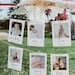 ADELLA First Birthday Photo Banner, 1st Birthday Photo Banner, Modern Minimalist Monthly Milestone Photo Cards, Gender Neutral Photo Cards 