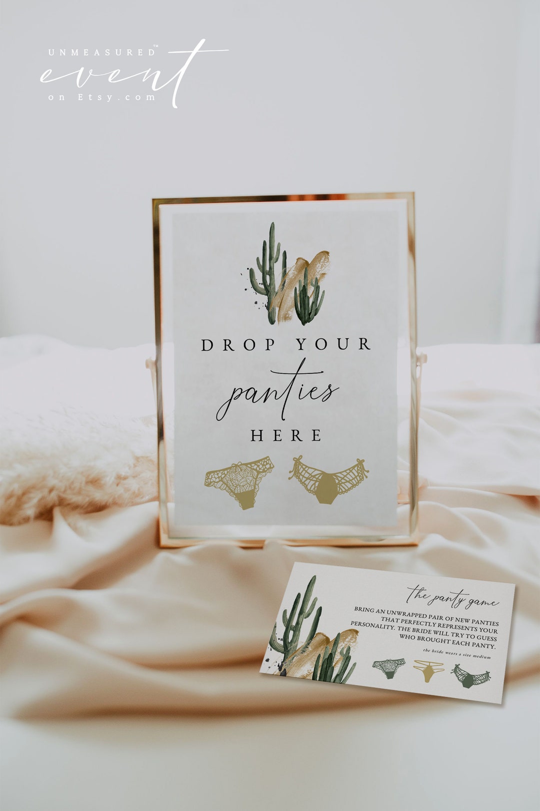 ROWEN Bachelorette Panty Drop Game Printable, Drop Your Panties ...