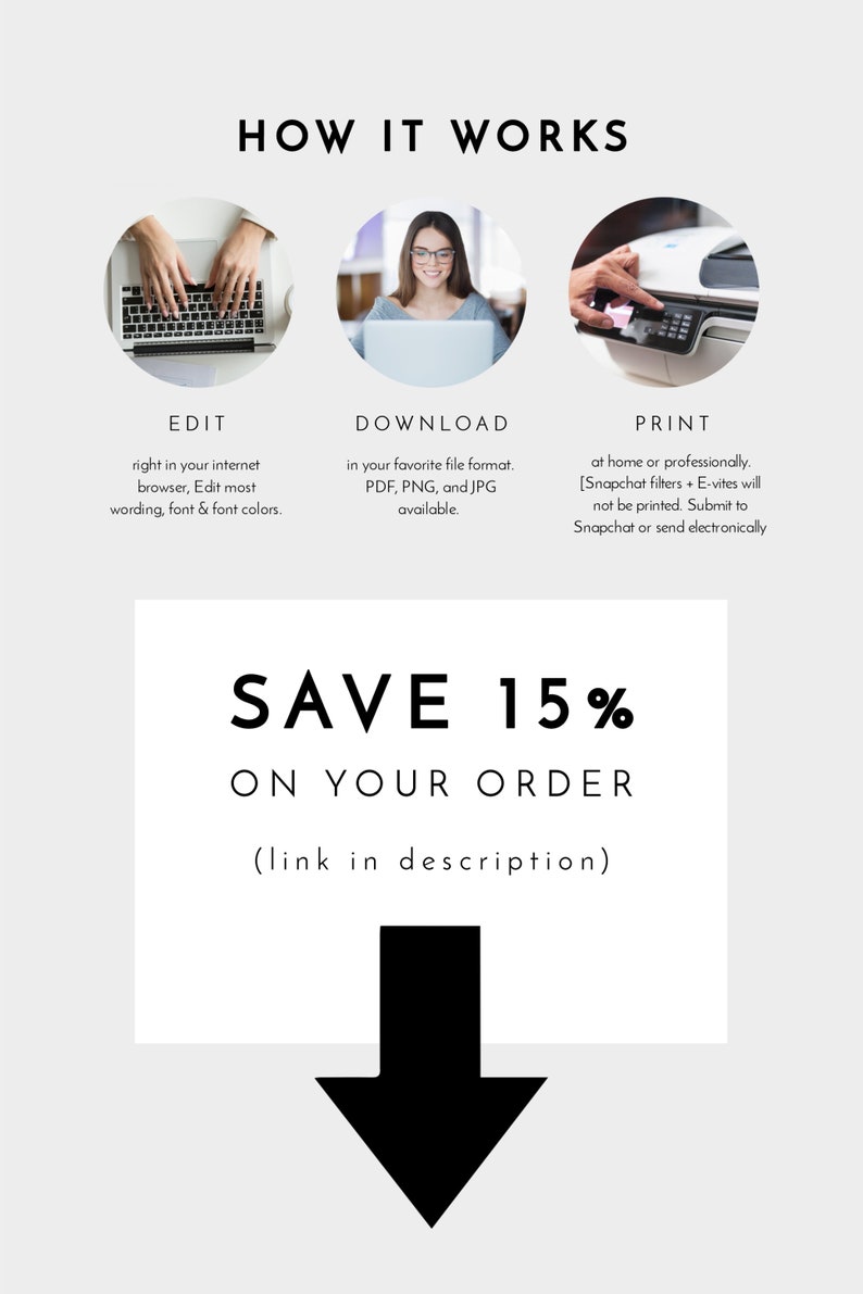 Rustic Save the Date Instant Download Templett Invite Country Save the Dates Bryn Floral Save the Date Woodland Save the Date Template