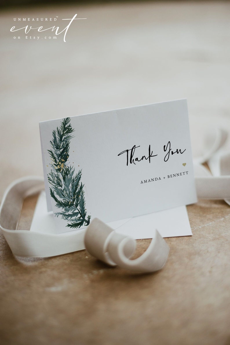 Wedding Bundle Forest Wedding Invitation Kit Instant Holiday Wedding Christmas Wedding Invitation BEATA Winter Pine Wedding Invitation