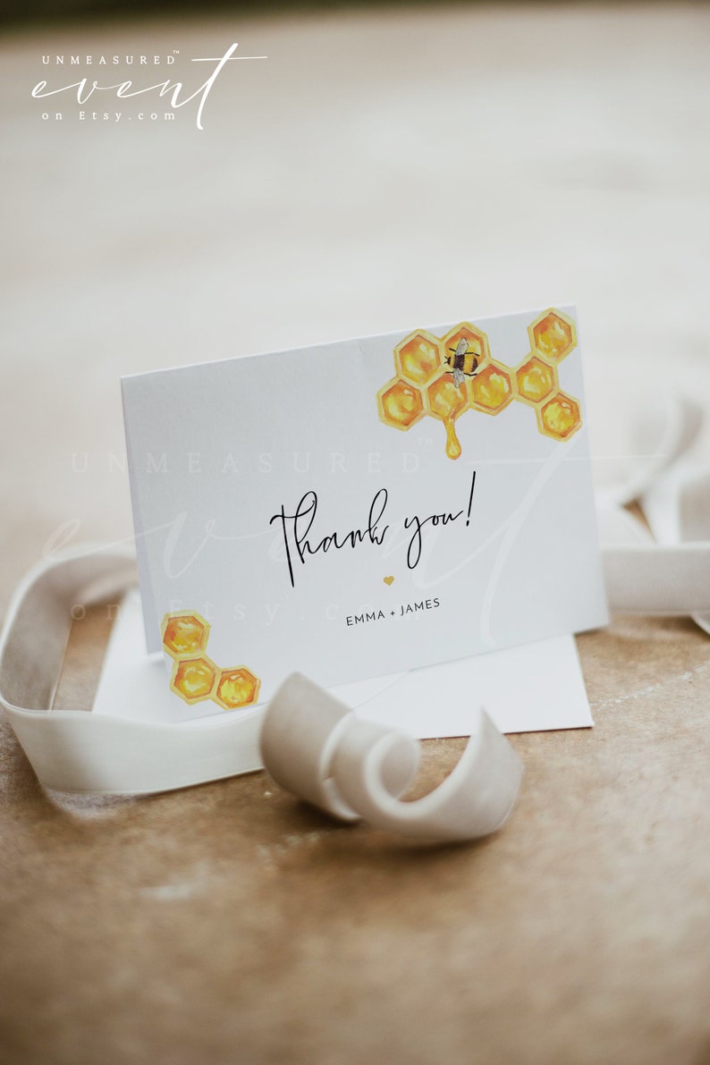 Thank You Cards Printable Thank You Card Honey Bee Thank You Cards With Amscan Imprintable Place Card Template