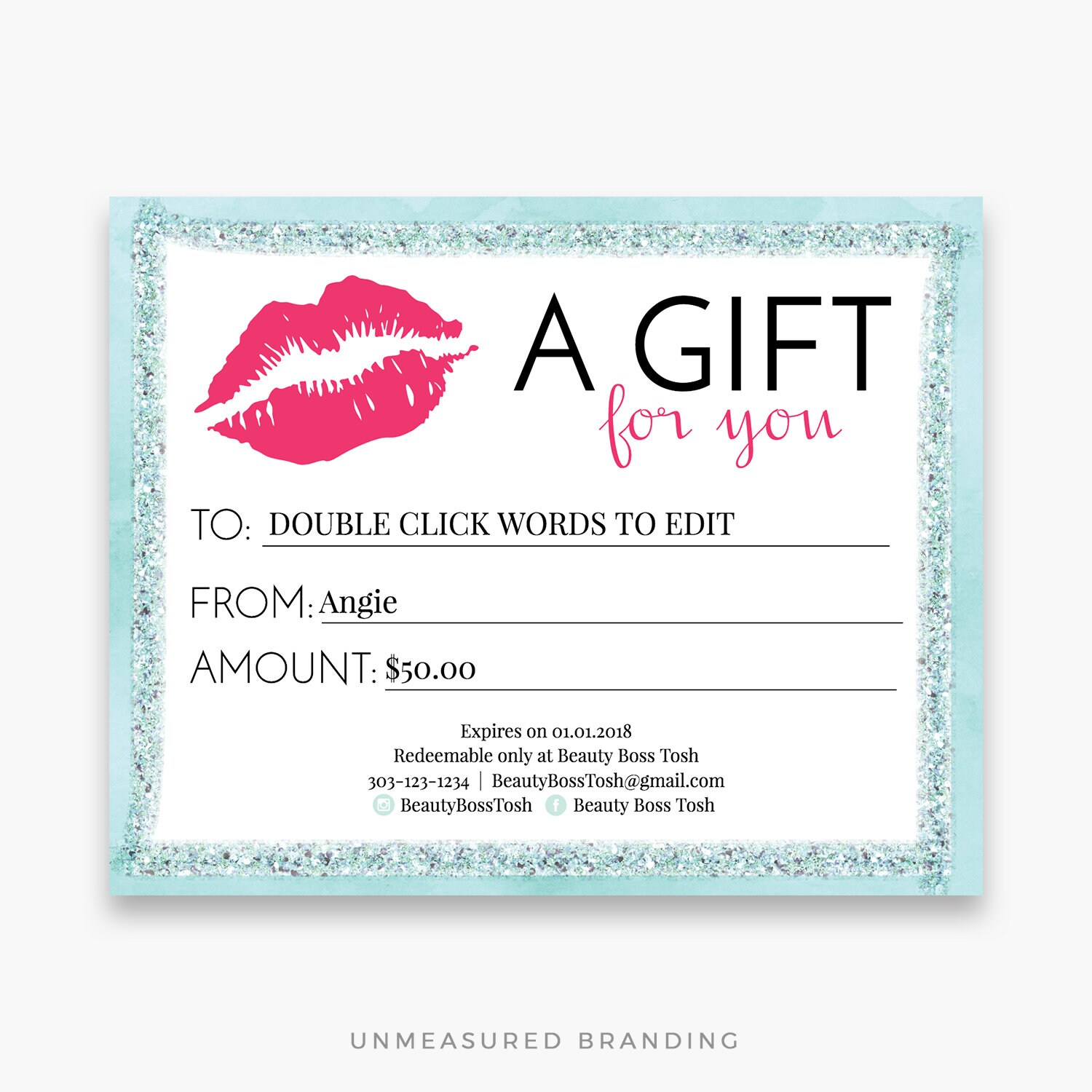 LipSense Gift Certificate Makeup Gift Certificate Gift | Etsy