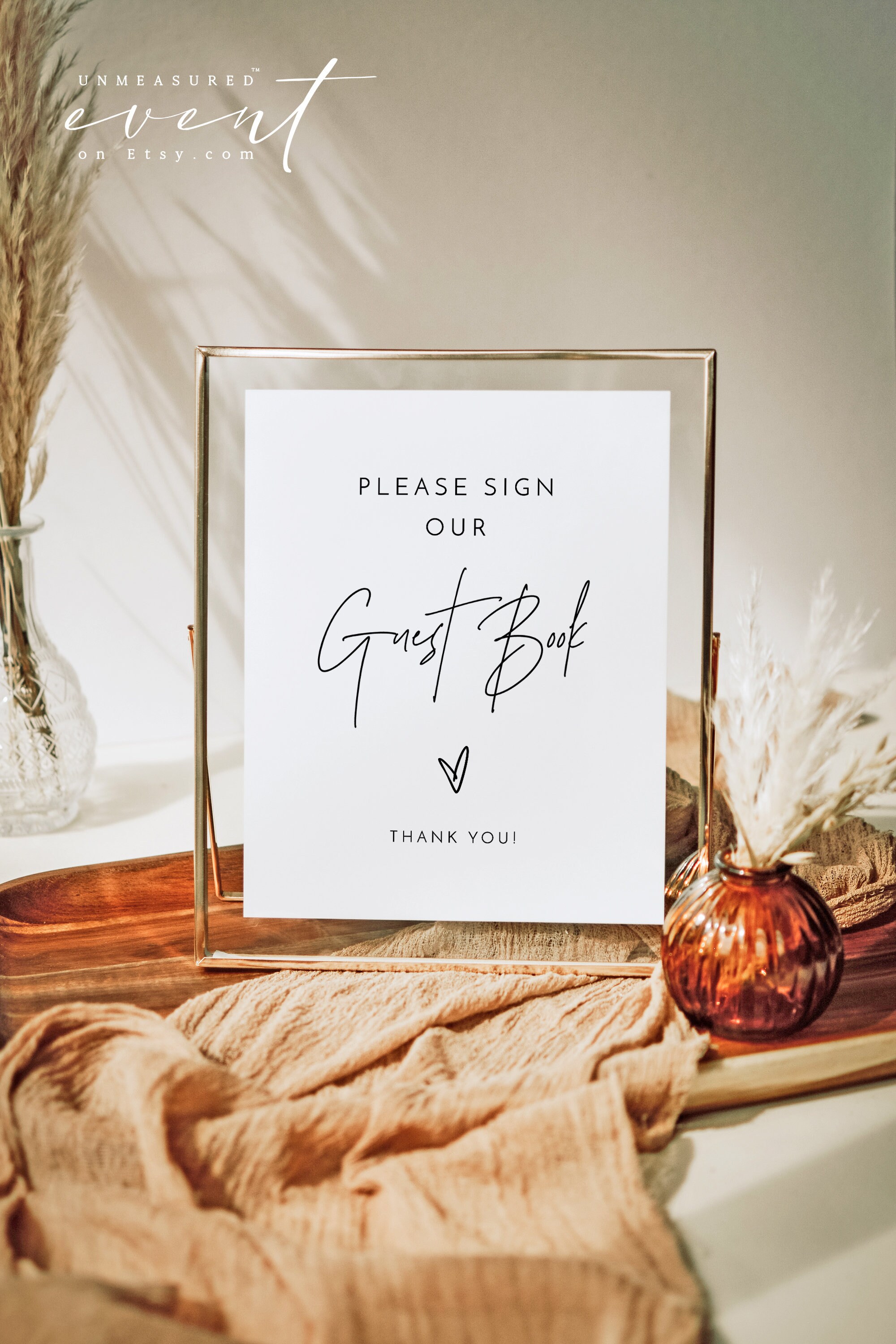 Polaroid Guest Book Sign Eucalyptus Printable Wedding Guestbook Signs 4x6  5x7 8x10 Instant Download PDF JPEG Template 