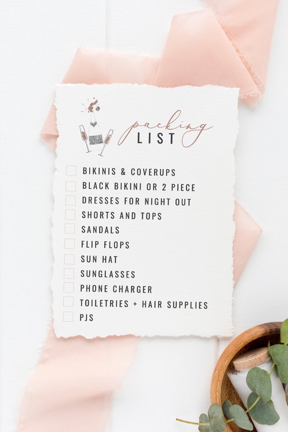 Weekend 2024 packing list