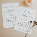 ASHER Calendar Bridesmaid Proposal Card Template, Will You Be My Bridesmaid Card, Maid Of Honor Proposal, Editable Instant Download DIY
