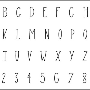Letter Sheet | JRV Stencil