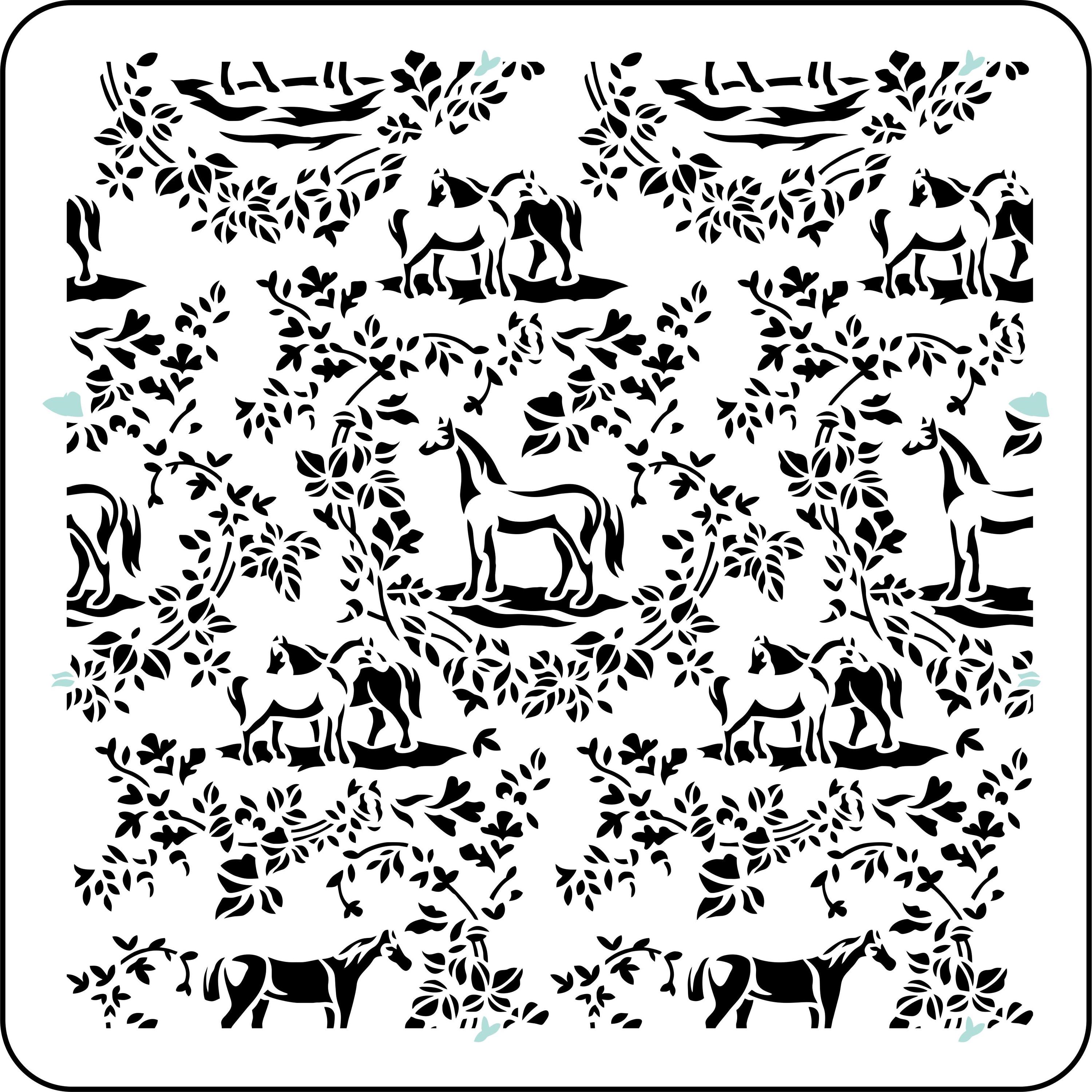 Horse Toile | JRV Stencils