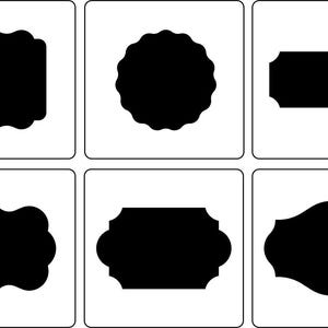Label Shapes | JRV Stencil
