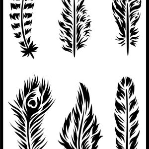 Feathers | JRV Stencils