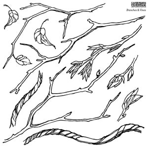 Iron Orchid Designs Branches & Vines | IOD Stamp