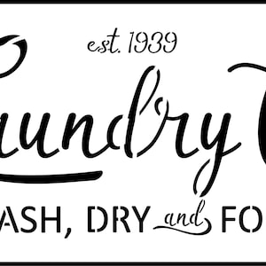 Laundry | JRV Stencils