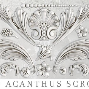 Iron Orchid Designs Acanthus Scroll | IOD Mould