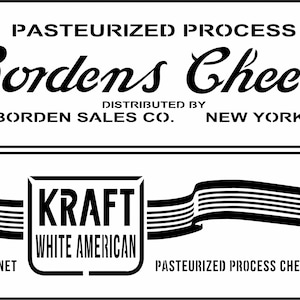 Cheese Box Labels 1 | JRV Stencils