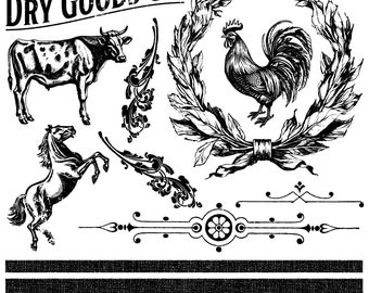 Iron Orchid Designs Mercantile | IOD Decor Stamp