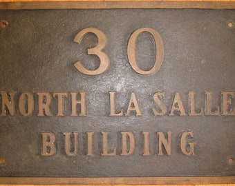 CHICAGO STOCK EXCHANGE Schild aus der Louis Sullivan Arch Architekturgeschichte