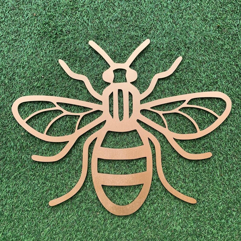 Bee Wall Art Manchester Bee Wall Decor Acrylic or Wooden Etsy