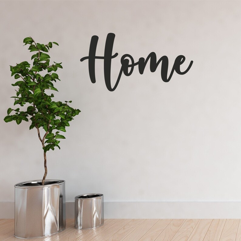 Home Word Wooden Wall Decor Large and Medium Wall Decor / | Etsy UK