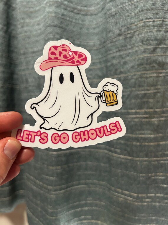 Let's Go Ghouls // Vinyl Sticker Decal // Water Resistant - Etsy