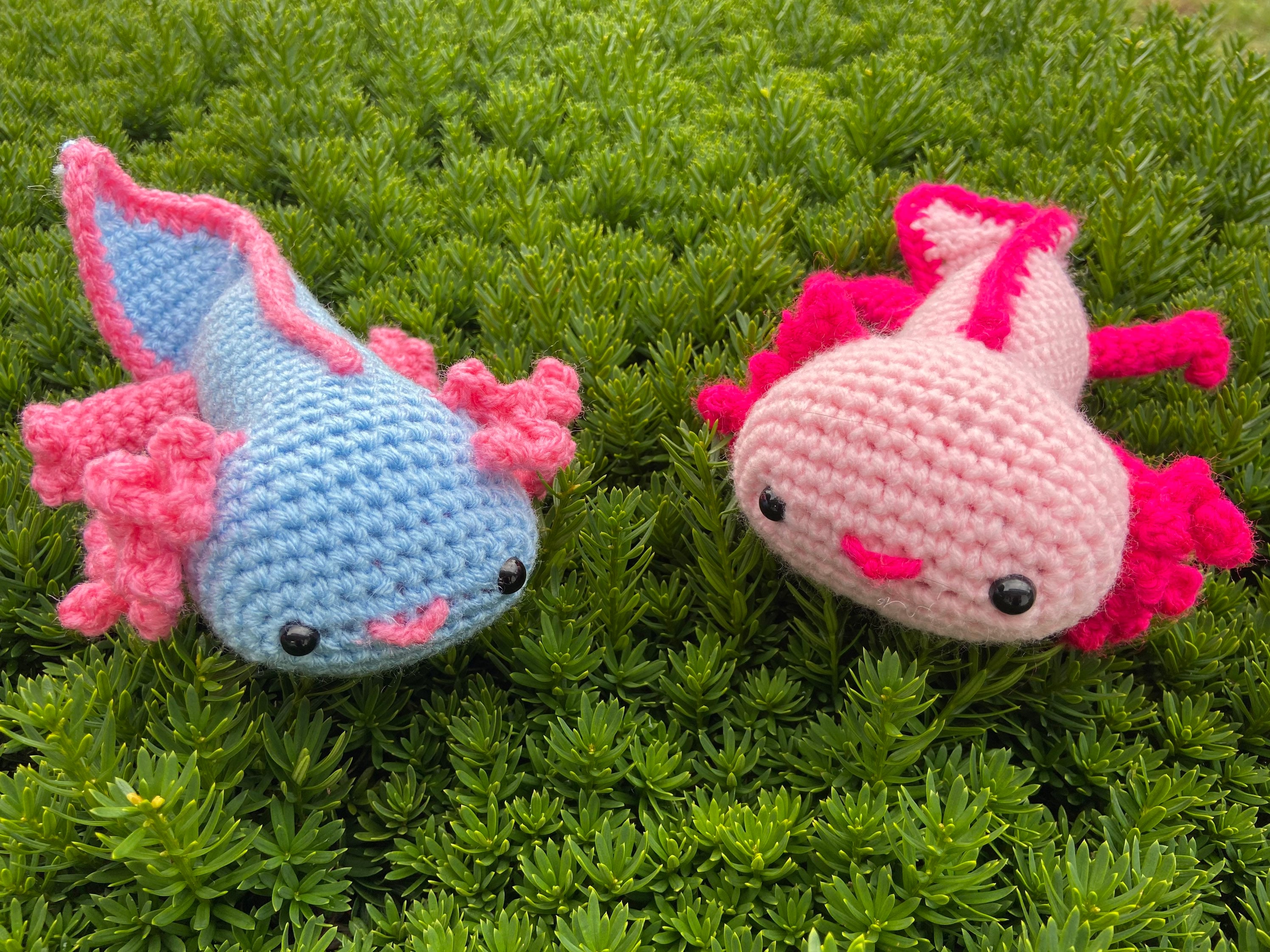 PATTERN ONLY Minecraft Inspired Axolotl Crochet Pattern // Etsy