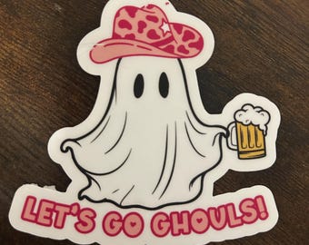 Let's Go Ghouls // Vinyl Sticker Decal // Water Resistant