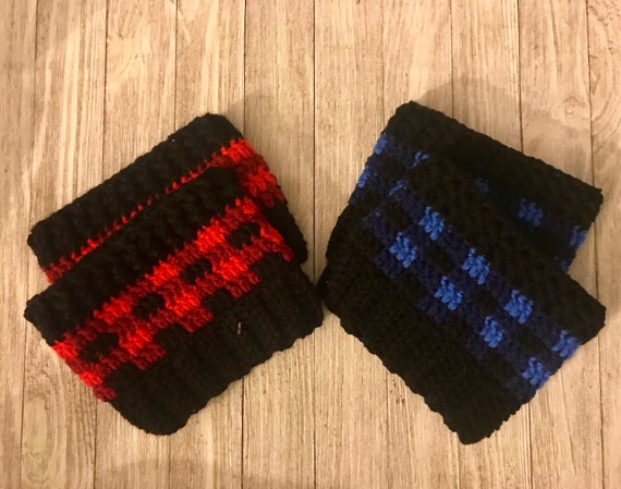buffalo plaid boot cuffs