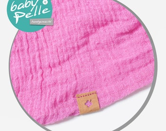 Baby Halstuch Musselin Baumwolle pink