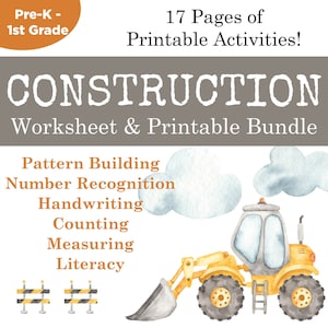 Construction Site - Printable Bundle