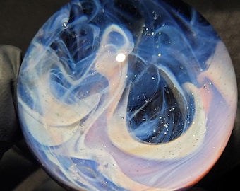Glass Marble #535 by Ryan Whitmore 1.56 inch diameter