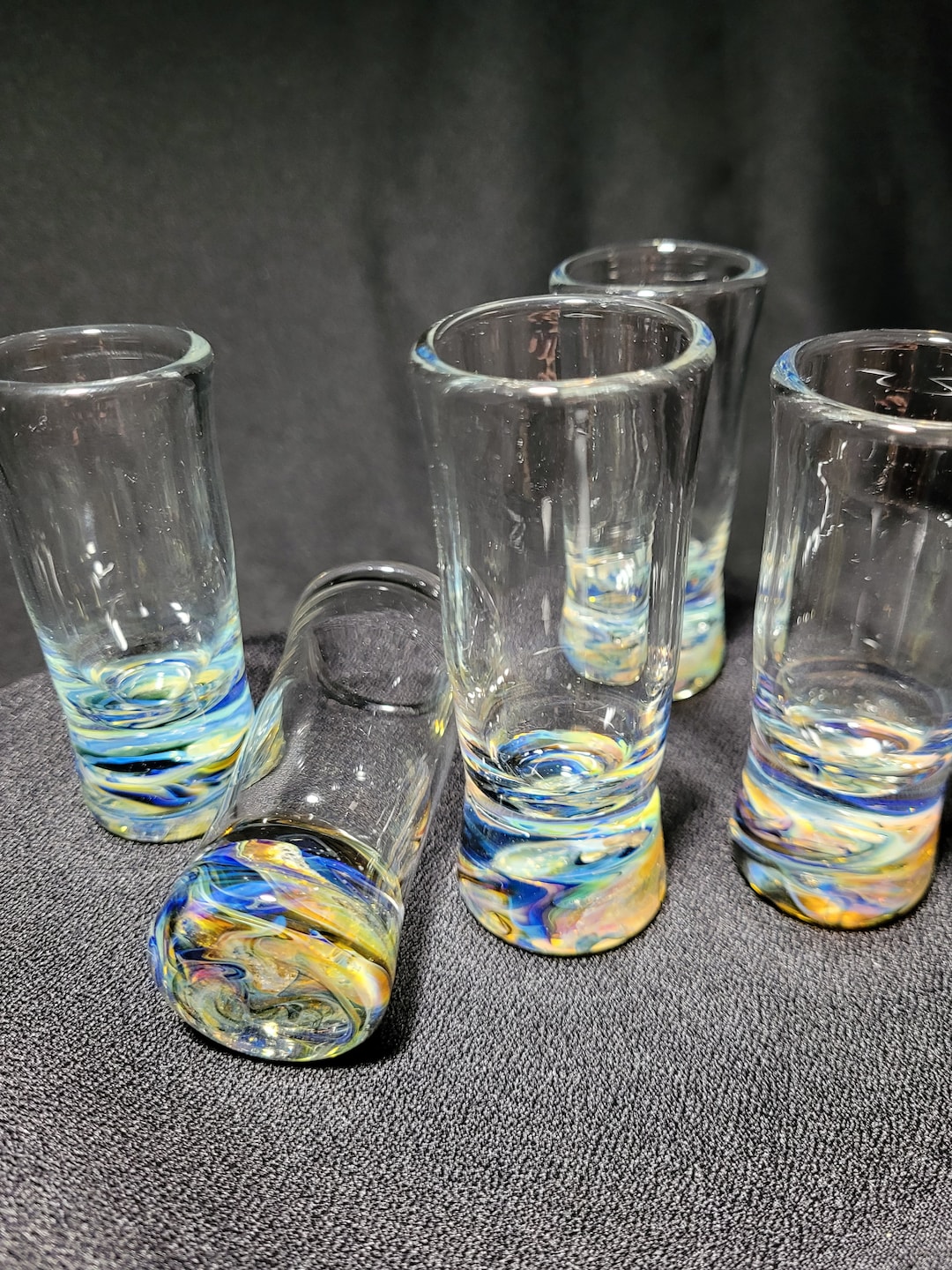 Memorial Shot Glasses Memorial Art made to Order Borosilicate