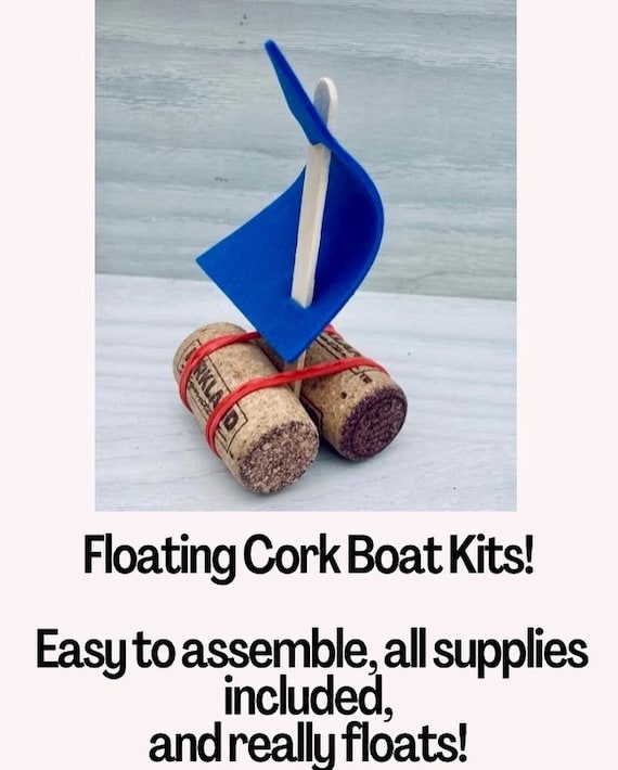 Floating Cork Boat Kit for Kids 