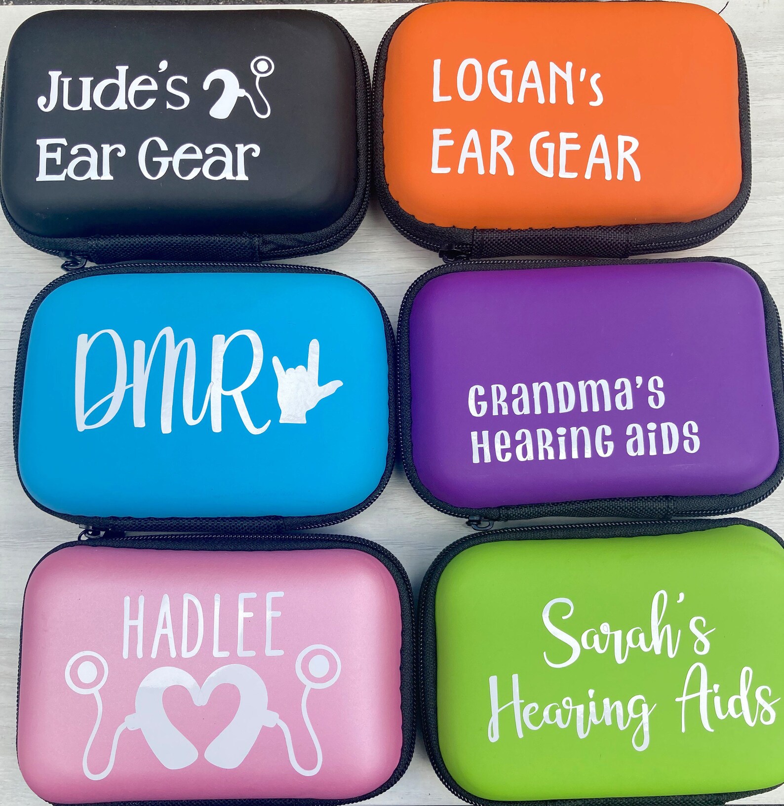 Hearing Aid ASL Sign Language Ear Gear Zip Case for Cochlear Etsy
