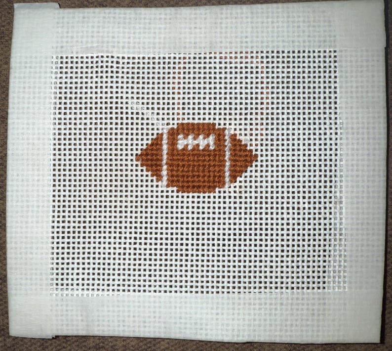 Mini Football Pattern Mini Football Needlepoint Chart - Instant Download PDF - Etsy