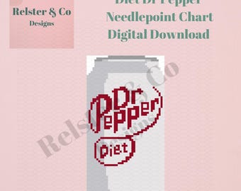 Diet Dr P Needlepoint Chart -  Digital Needlepoint