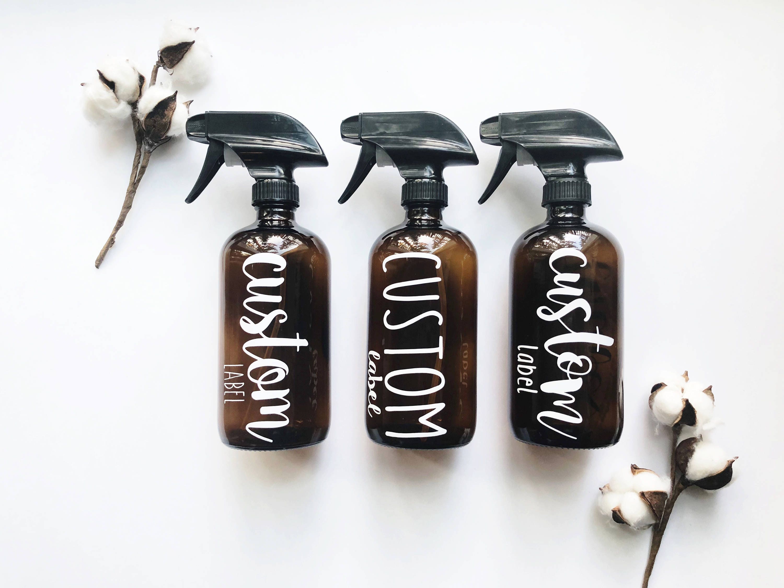 16 oz bottle label custom cleaner label spray bottle label etsy