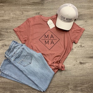 Diamond MAMA women’s unisex tshirt, Mothers Day Shirt, Mom Gift, Mom Shirt
