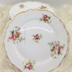 Antique plate Vintage Austria cake plate Royal Austria porcelain plate Oscar & Edgar Gutherz china plate Antique tea table decor Baby shower
