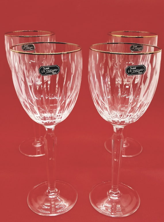 crystal water goblets